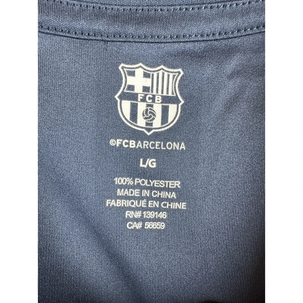 FC Barcelona Barca FCB Football Jersey Shirt Red Blue Back Mens Size Large